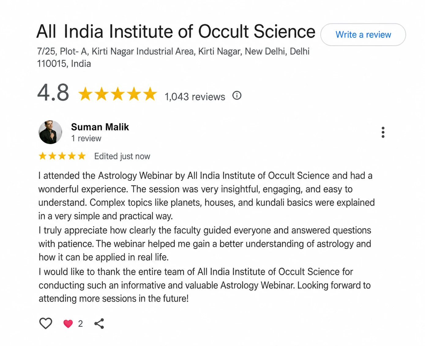 review